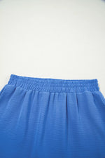 Casual Elastic Waist Flowy Shorts