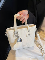 Heart Charm Crossbody Bag