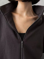 Zip Up Long Sleeve Outerwear and Pants Set
