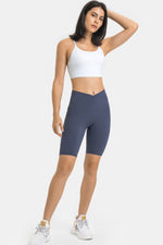 Millennia High Waist Biker Shorts with Pockets - Ladyez