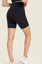 Millennia Seamless High-Rise Wide Waistband Biker Shorts - Ladyez