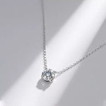 2 Carat Moissanite Pendant Necklace