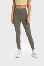 Millennia Highly Stretchy Wide Waistband Yoga Leggings - Ladyez