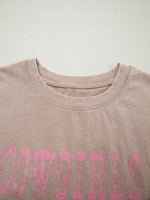 Cowboy & Beer Western Graphic Mineral Wash Tank Top