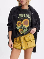 Graphic Round Neck Half Sleeve T-Shirt