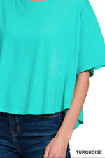 Zenana Cotton Round Neck Short Sleeve T-Shirt
