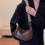 Wide Strap Crossbody Bag