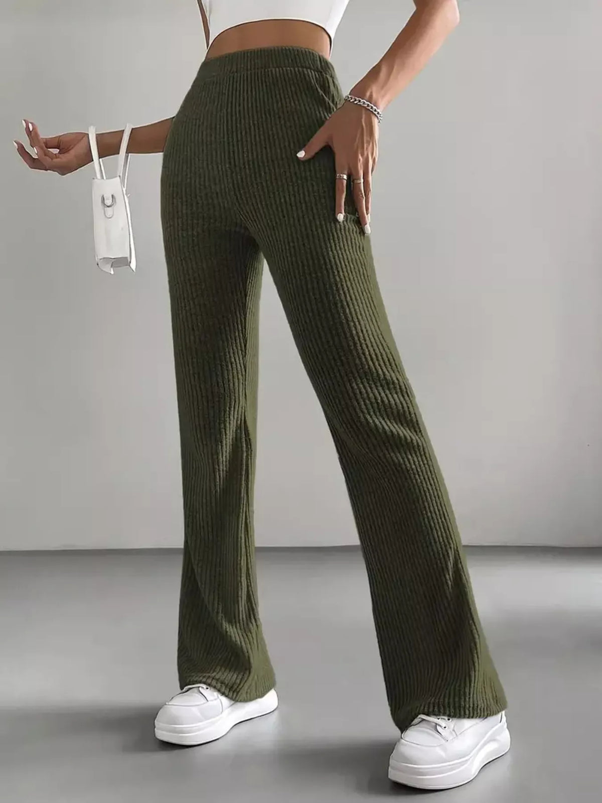 High Waist Flare Pants