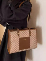 Patterned Tote Shoulder Bag