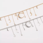 Moon & Star Charm Necklace