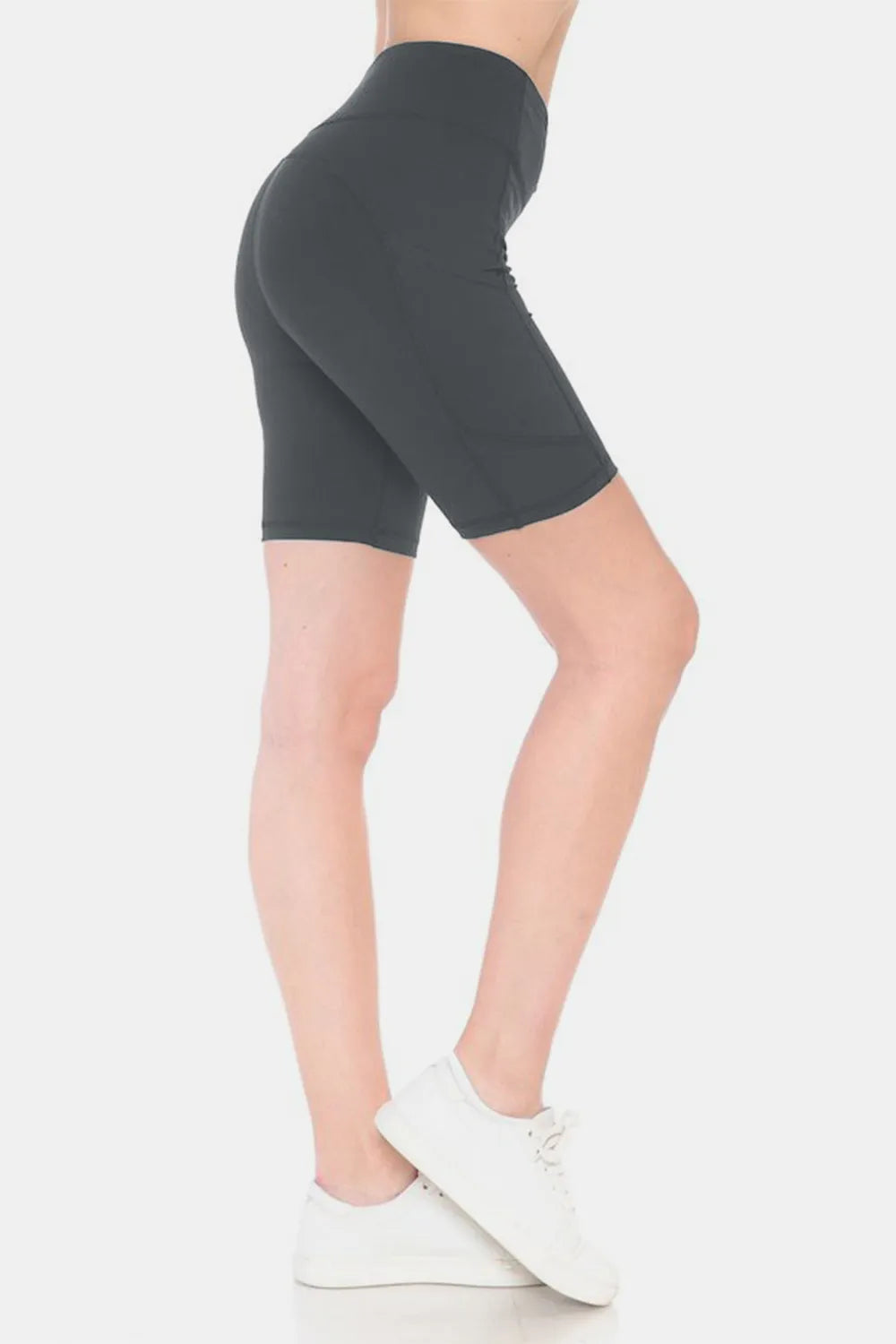 Leggings Depot Full Size High Waist Active Shorts - Ladyez