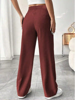 Wide Leg Pleated Pants