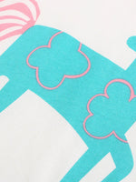 Children's Unicorn Graphic Top and Shorts Set