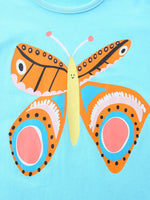 Children's Butterfly Graphic Short Sleeve T-Shirt