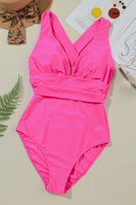 Crisscross Wide Strap One-Piece Swimwear - Ladyez