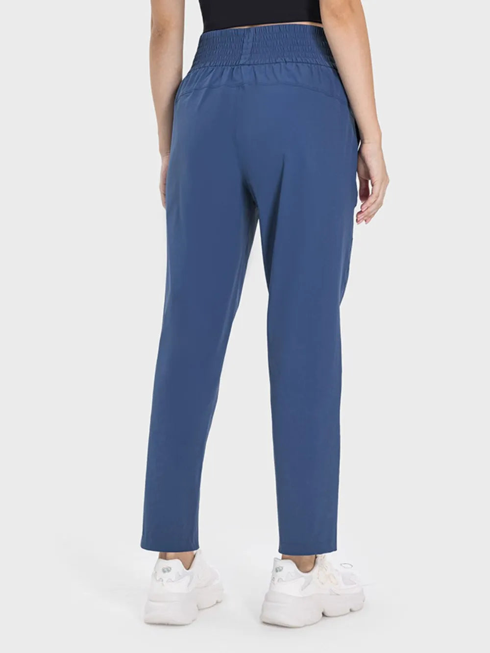 Millennia Pocketed High Waist Active Pants - Ladyez