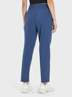 Millennia Pocketed High Waist Active Pants - Ladyez