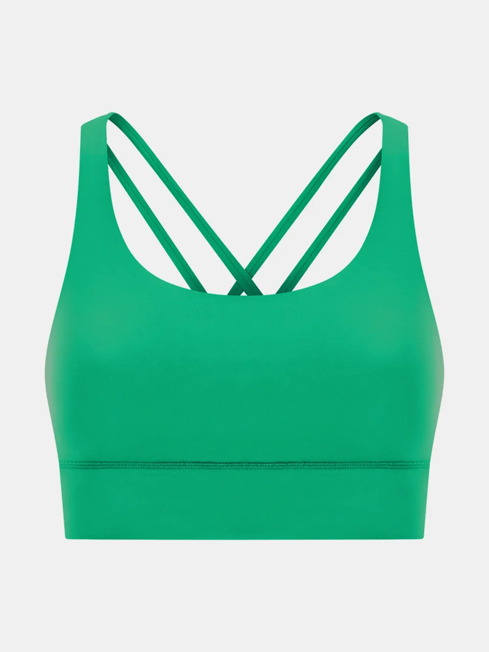 Millennia Crisscross Scoop Neck Active Tank - Ladyez