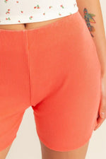 HYFVE High Waist Ribbed Fitted Biker Shorts - Ladyez