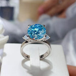 5 Carat Moissanite 925 Sterling Silver Ring
