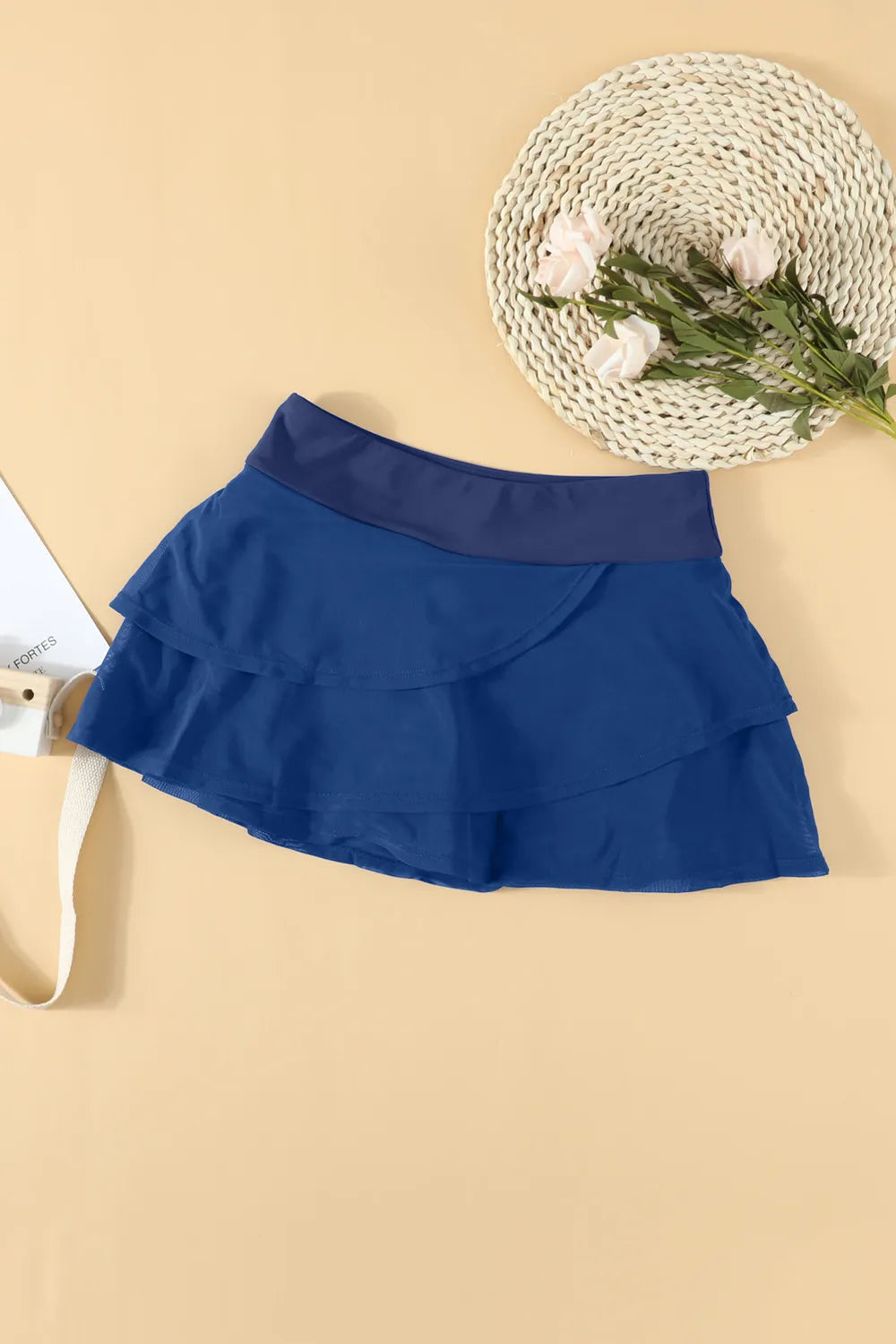 Elastic Waist Swim Skirt - Ladyez