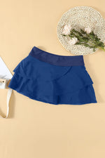Elastic Waist Swim Skirt - Ladyez