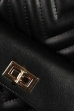 Fame Faux Leather Cushioned Sling Bag