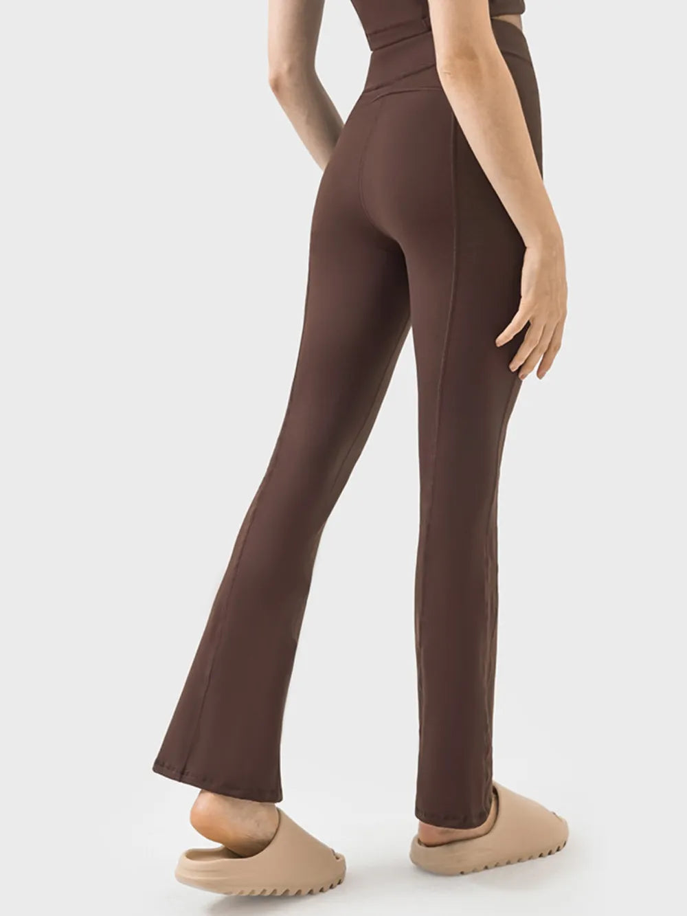 Millennia Zipper Detail High Waist Active Pants - Ladyez