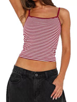 Striped Scoop Neck Cami