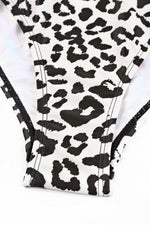 Leopard Cutout One-Shoulder One-Piece Swimsuit - Ladyez
