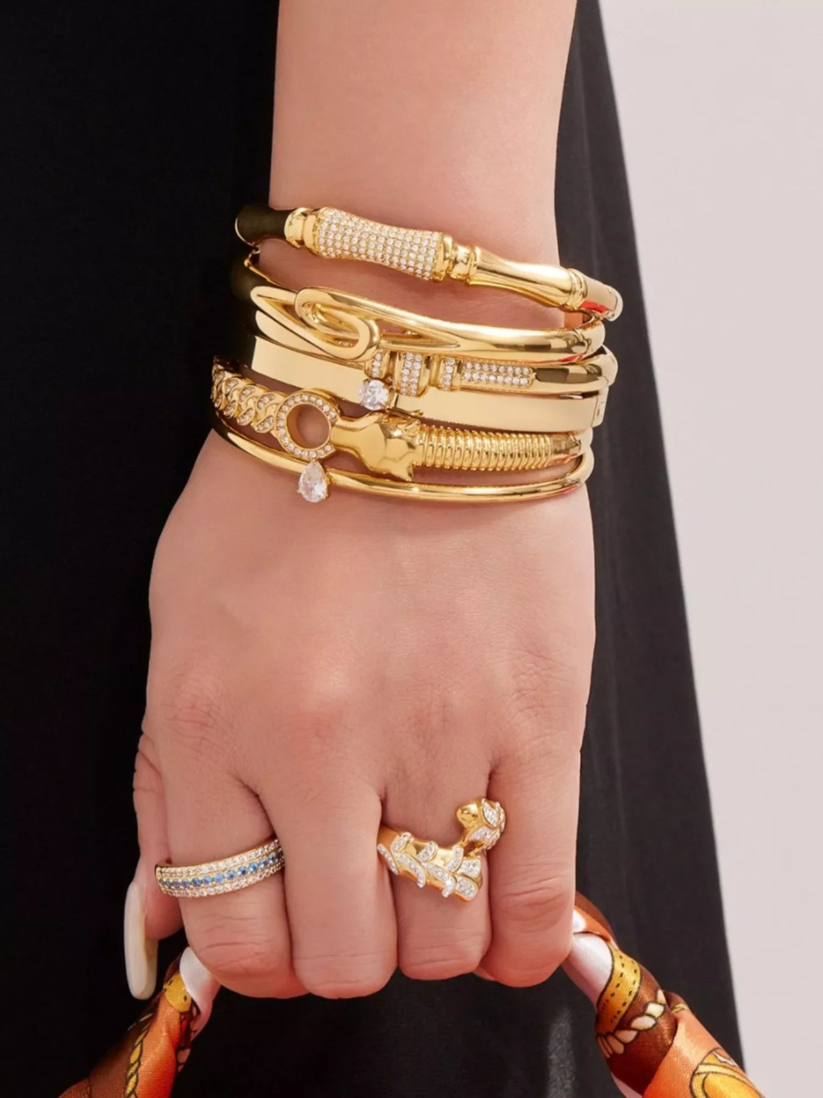 18K Gold-Plated Zircon Bracelet