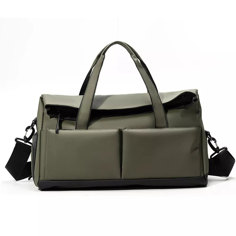 Lightweight Travel Duffel Bag with Multiple Pockets