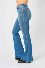 Judy Blue Full Size Hw Classic Flare Jeans Plus Size - Ladyez