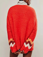 Fruit Round Neck Long Sleeve Sweater
