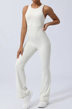 Crisscross Wide Strap Sleeveless Jumpsuit - Ladyez
