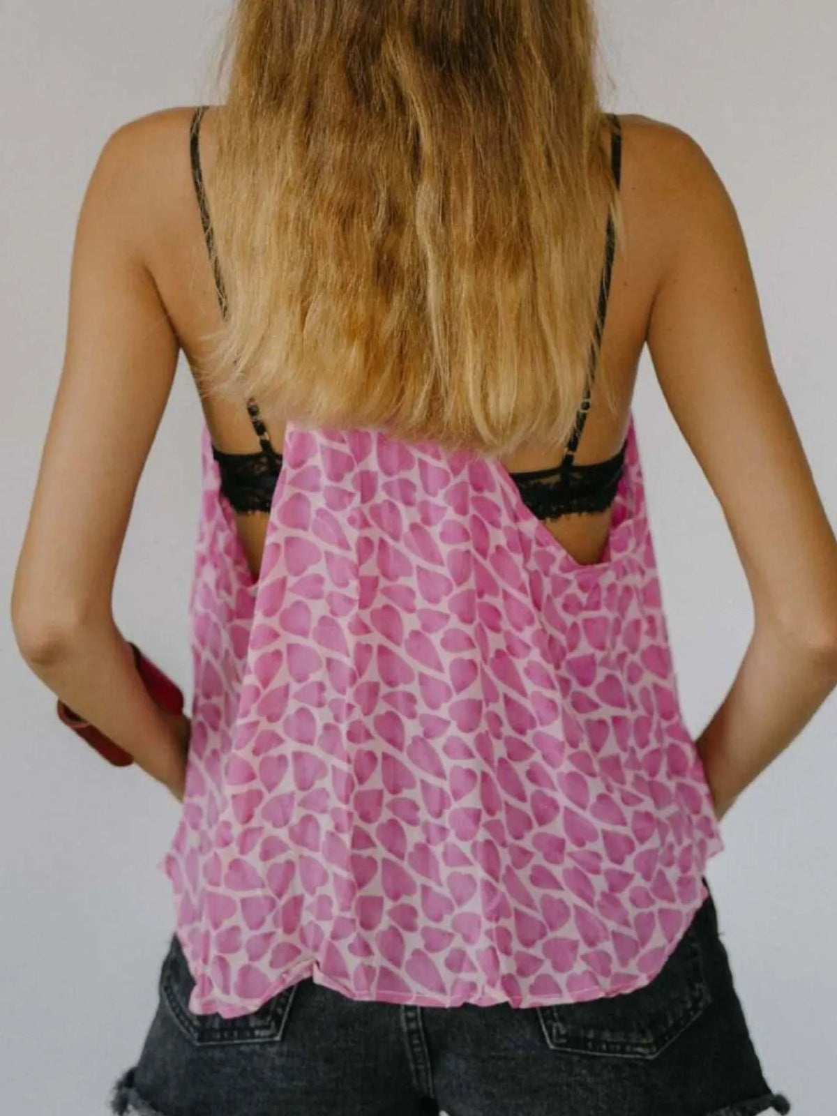 Printed Scoop Neck Tank - Ladyez