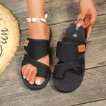 Toe Loop Platform Sandals