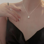 925 Sterling Silver Pearl Pendant Necklace