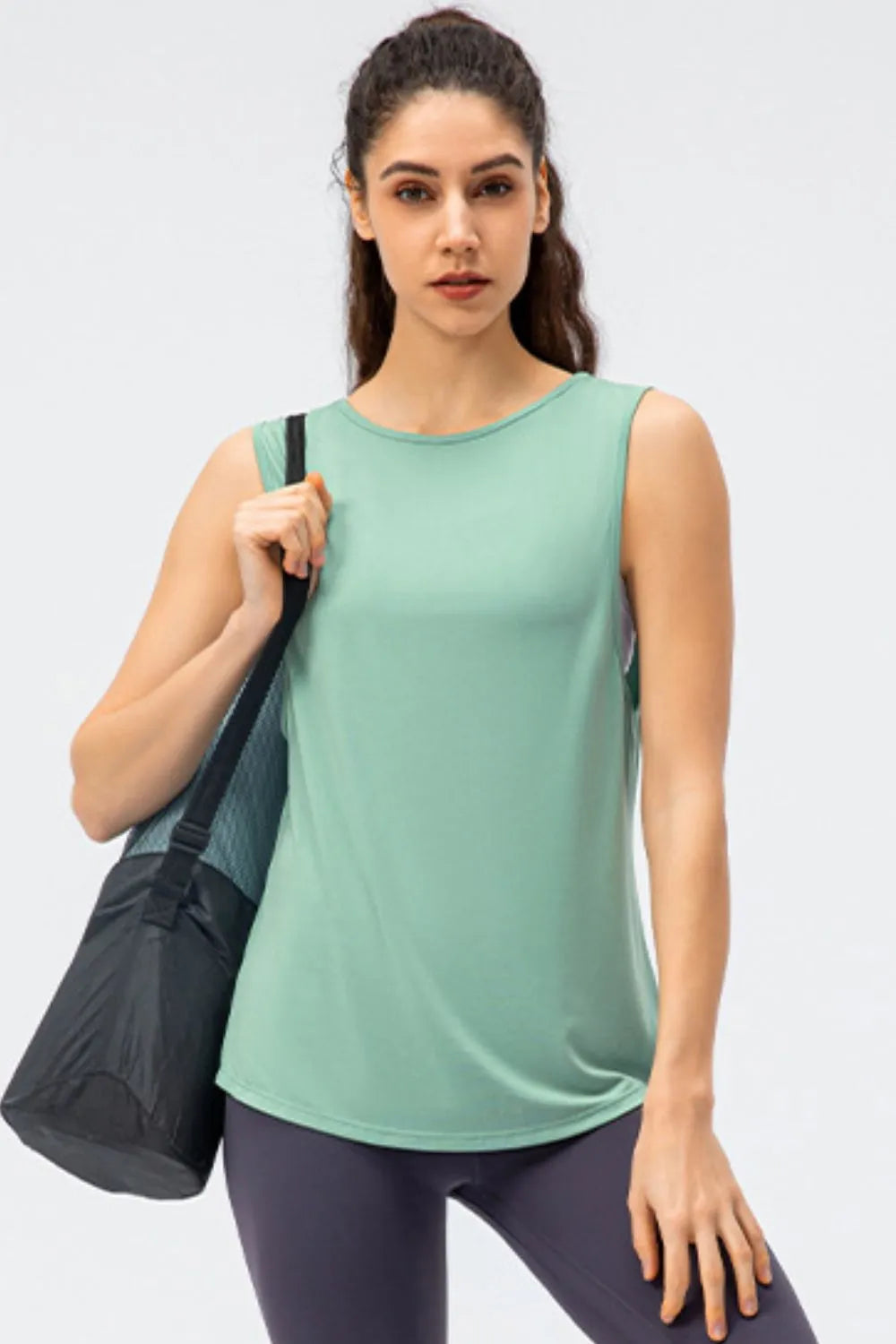 Cutout Reversible Active Tank - Ladyez