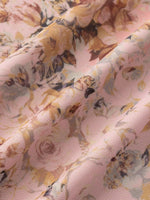 Floral Print Maxi Cami Dress with V-Neck - Ladyez