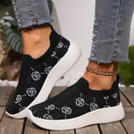 Mesh Round Toe Slip-Ons