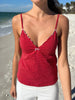 Polka Dot V-Neck Cami