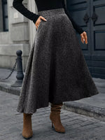 A-Line Midi Skirt
