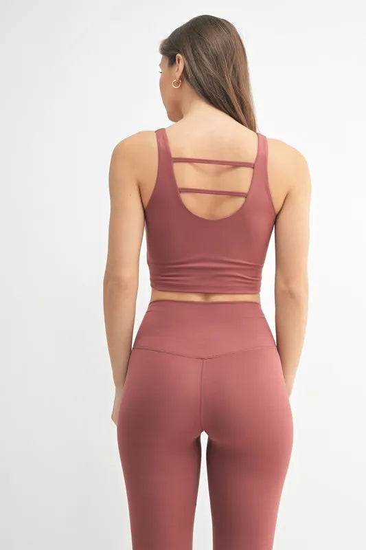 MONO B Venice Cloud Light U-back Active Tank - Ladyez