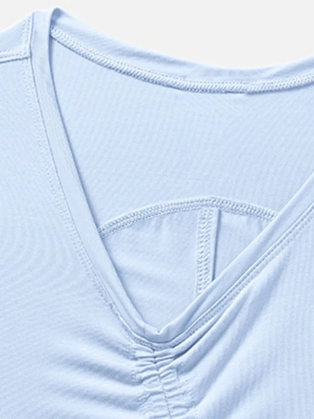 Millennia Drawstring Ruched Wide Strap Active Tank - Ladyez