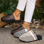 Breathable Buckle Decor Sandals