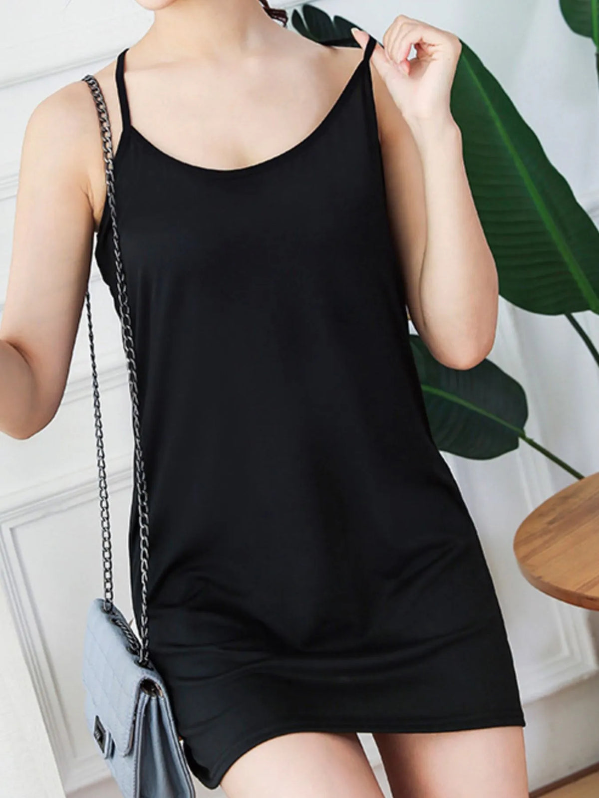 Spaghetti Strap Mini Dress - Ladyez
