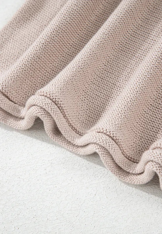 Color Block Round Neck Long SleeveSweater
