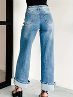 High-Waisted Wide Leg Jeans - Ladyez