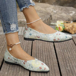 Point Toe Flats Slip-Ons